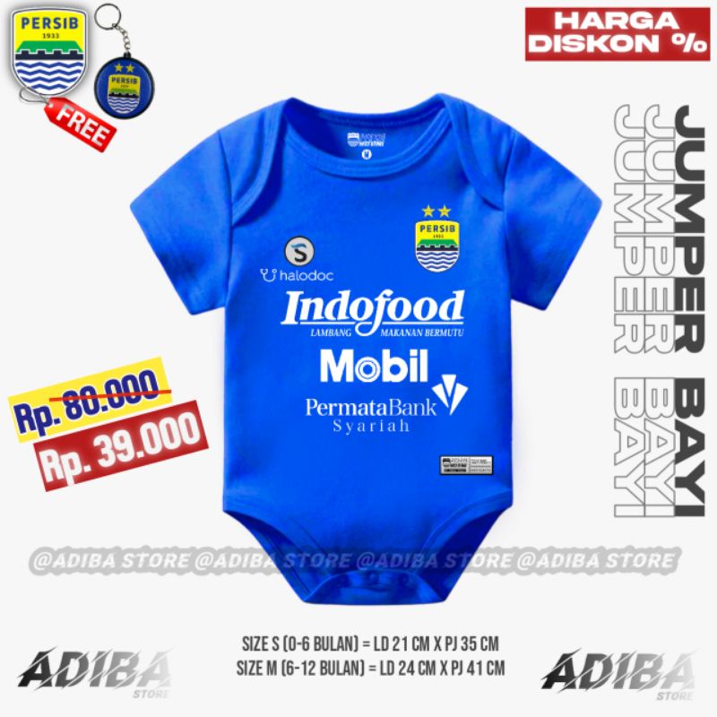 Jumper Bola Bayi / Baju Bola Bayi / Baju Bola Bayi PERSIB BANDUNG 2021/2022