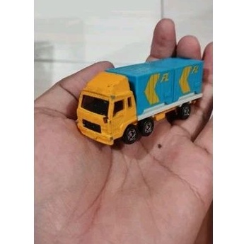 diecast miniatur truck truk fuso fighter, tomica fuso container