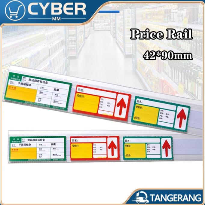 

42*900MMPrice Tag/Price Rail/Label Harga Type Jepit