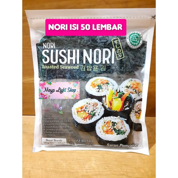 

N Sushi 50 Lembar Ter N Sushi Java Manjun Ekono Sakao Tokin N 50 Lembar Lited Rumput Laut Sushi