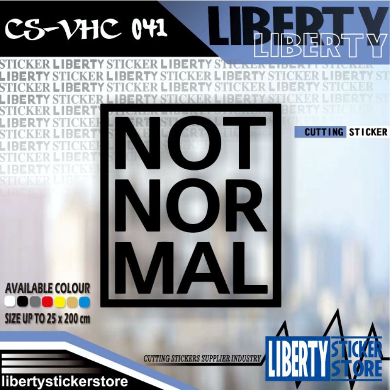 Cutting Sticker Not Normal | Cutting Stiker Not Normal | Cutting Sticker JDM | Cutting Stiker JDM | 