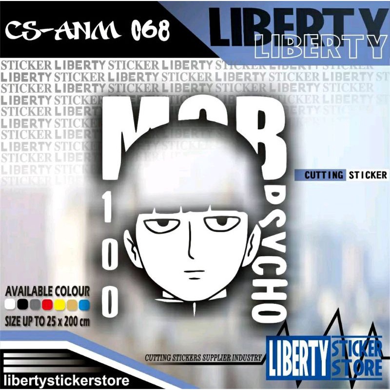 Cutting Sticker Mob Psycho | Cutting Stiker Mob Psycho | cutting sticker anime | cutting stiker anim