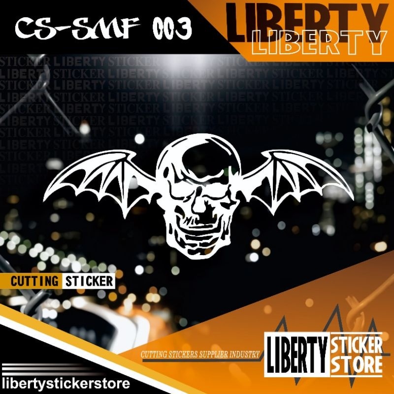 Stiker Avenged Sevenfold | Stiker A7x | Cutting Sticker Avenged Sevenfold A7x | Bebas Pilih Warna & 