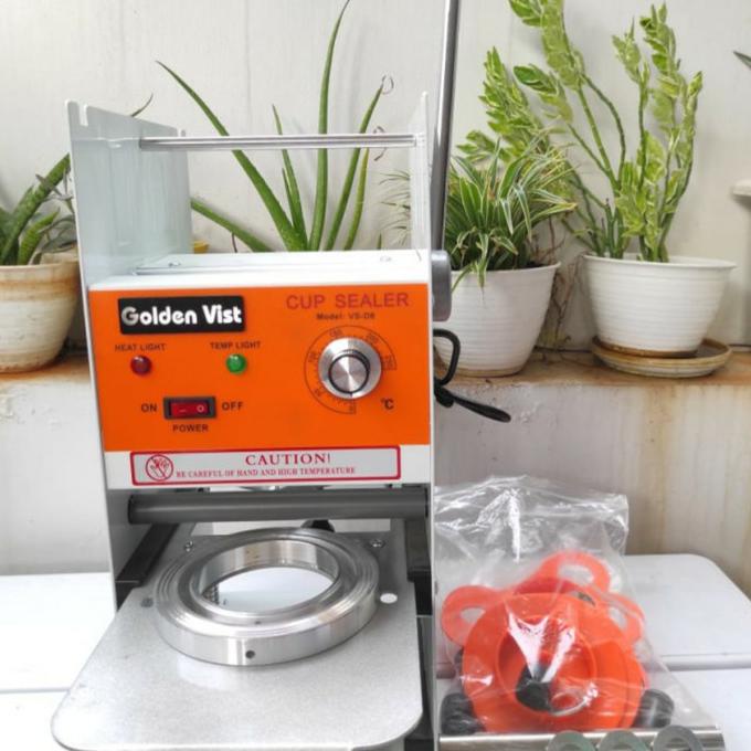 Mesin Press Cup/Cup Sealer Semua Ukuran Gelas Hingga 22Oz