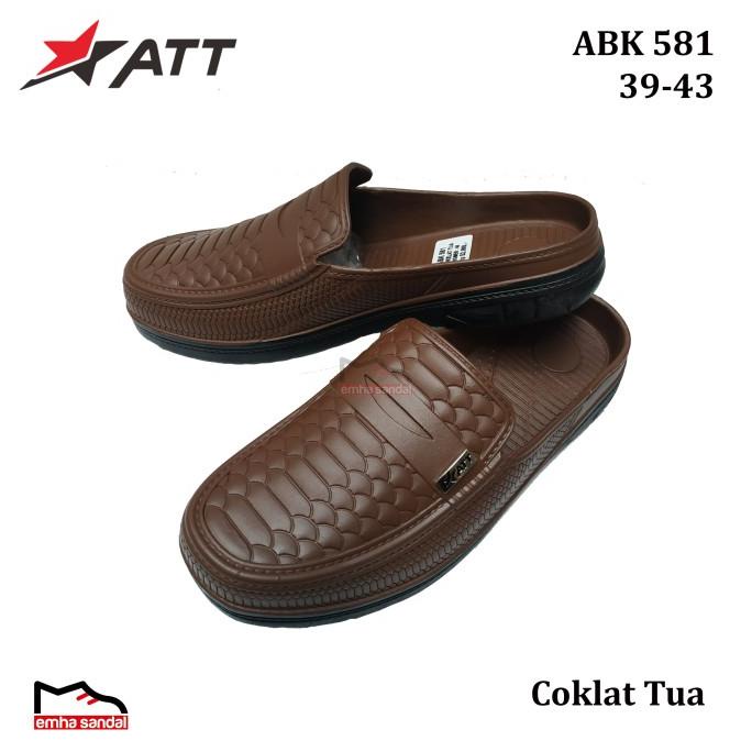 Sepatu Sandal/Sendal Karet ATT ABK 581 Pria/Cowok Dewasa