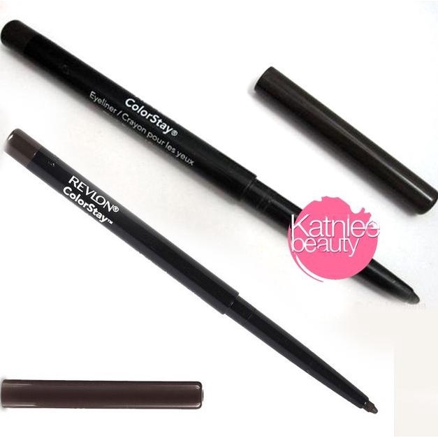 Trend Revlon Colorstay Eye Liner Brown/ Black Pencil Putar Matic Berkualitas