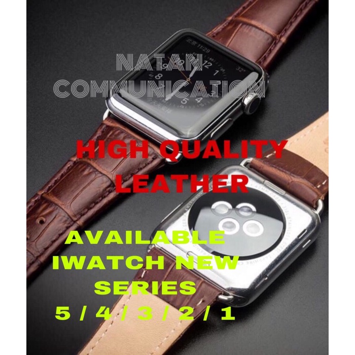 NEW STRAP IWATCH LEATHER APPLE WATCH TALI JAM APPLE 44MM 40MM 42MM 38MM ORIGINAL TERBARU