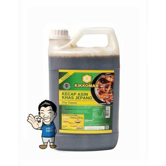 

Kikkoman All Purpose Soy Sauce Shoyu- Kecap Jepang Halal 2 L