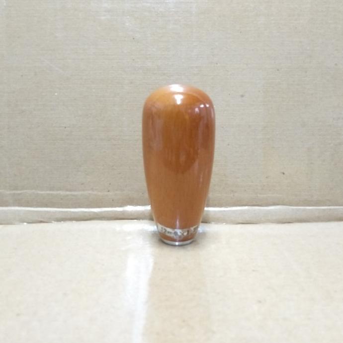 Diskon Shift Knob Mobil Universal Kayu Coklat - Tuas Persneling Mobil Coklat Ayo Beli