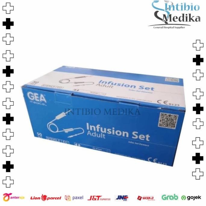 Infuset Gea Dewasa/ Set Infus Gea Makro Per Box