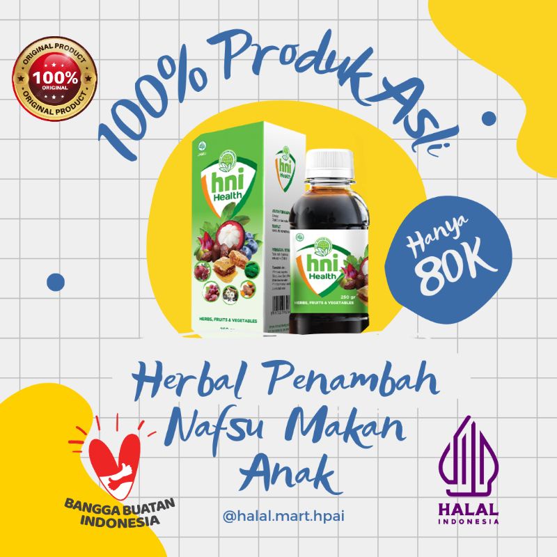 

Hni Health Extrafood Herbal Penambah Nafsu Makan