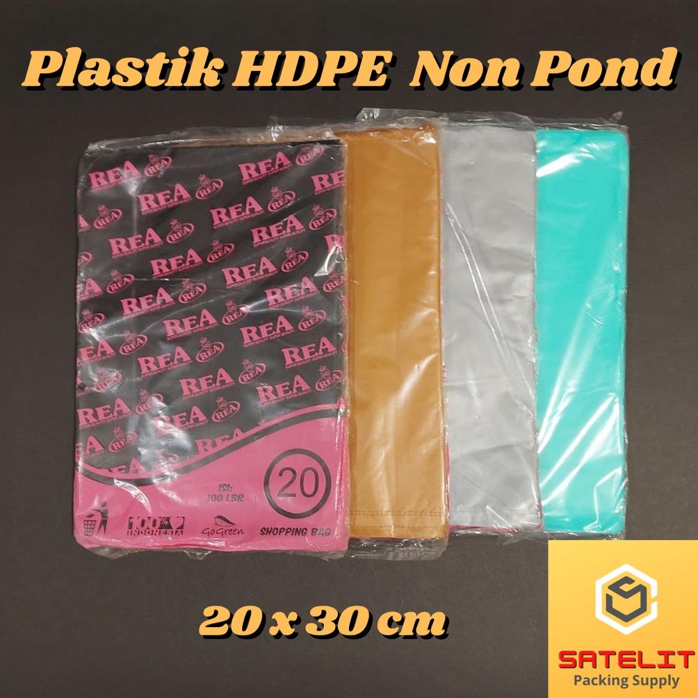 

New KANTONG PLASTIK HD TANPA PLONG PLASTIK PACKING OLSHOP 20X30 CM ISI 100