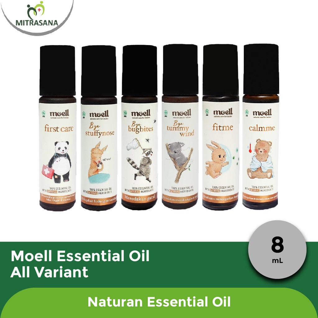 Moell Essential Oil 8ml - Natural Essential Oil Bayi
