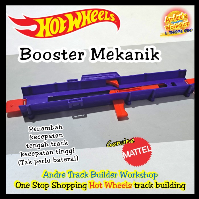HOTWHEELS TRACK BUILDER BOOSTER MEKANIK ORI MATTEL HOT WHEELS TRACK