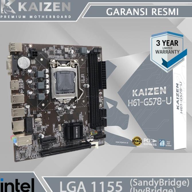 Motherboard Kaizen H61 Lga 1155 Ddr3 H61 Mainboard Mobo H61