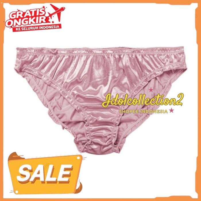 CELANA DALAM WANITA FULL SATIN LICIN MENGKILAP SILK HIGHT CLASS PRODUK 