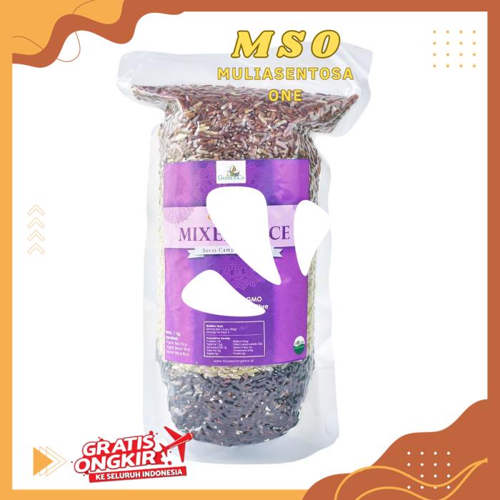 

GRAINS N CO ORGANIC MIXED RICE ( BERAS CAMPUR ORGANIK ) 1 KG BEST QUALITY PRODUCT !!