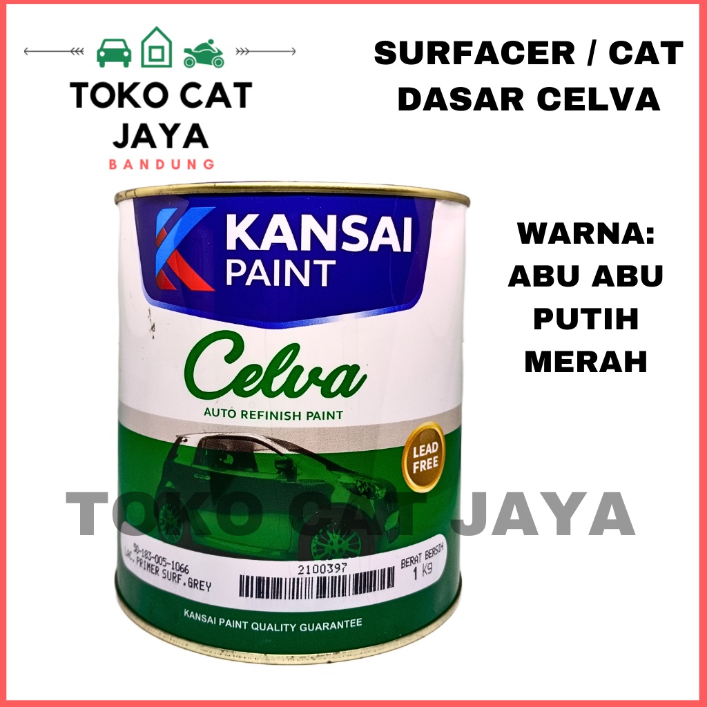 CELVA SURFACER / Cat dasar Kansai Paint 1kg