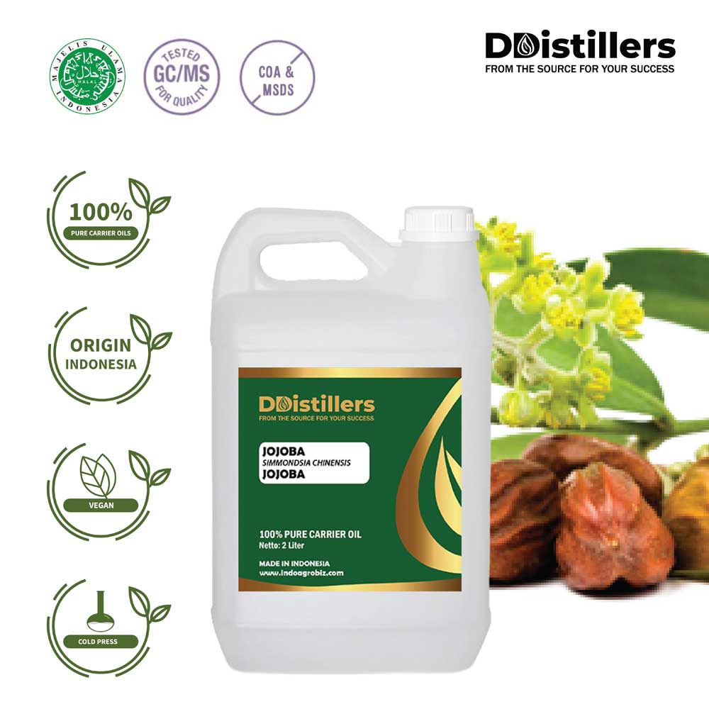Jojoba / Jojoba Carrier Oil Pure 100%, 2L HDPE