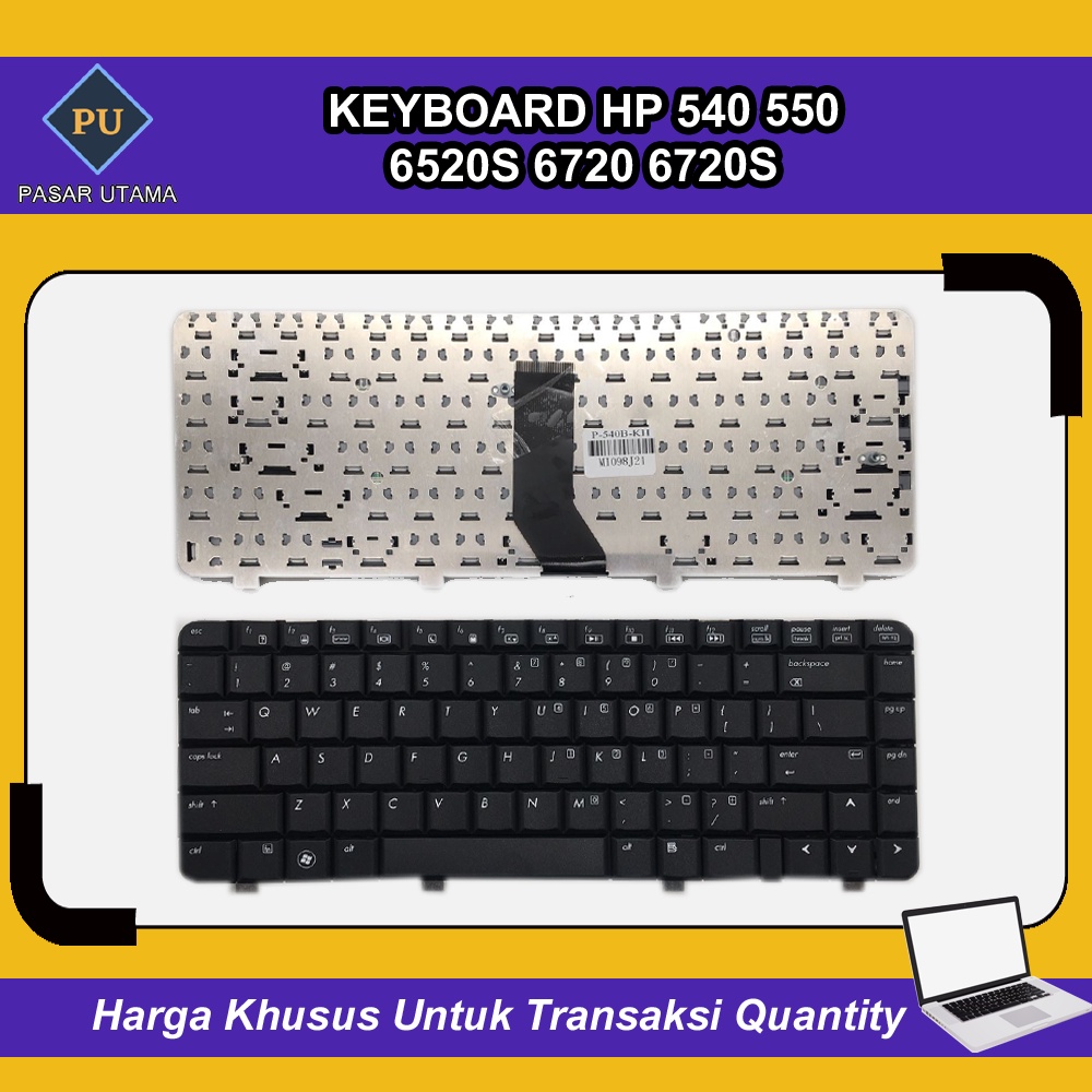 Keyboard HP 540 550 6720 6720S 6520S