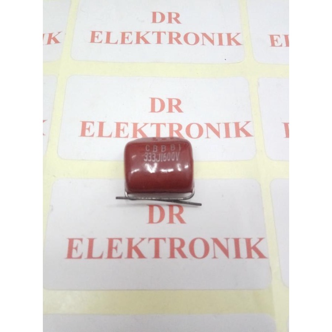 Murah Capasitor Kapasitor MKT 33nf 33n 0,033uf 333 - 1600V 33nf 1.6kv dre3