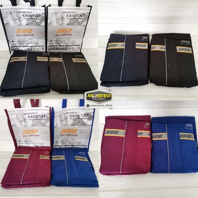 BOLEH DROPSHIP JAS HUJAN AXIO JAKET HUJAN AXIO ORIGINAL FREE TOTEBAG AXIO PRIA WANITA