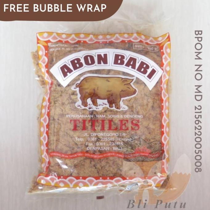 

Dijual Abon Babi Titiles - 500Gr