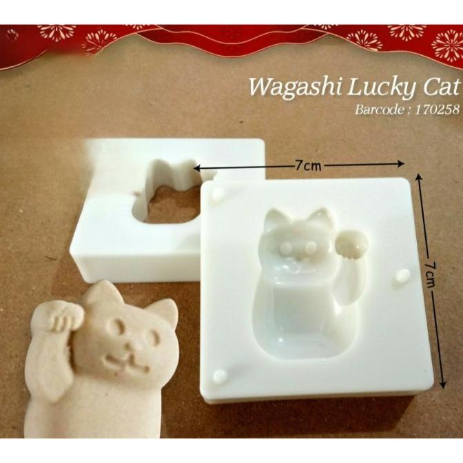 Ready Wagashi Lucky Cat| Cetakan Kue Edisi Imlek Stok Terbatas