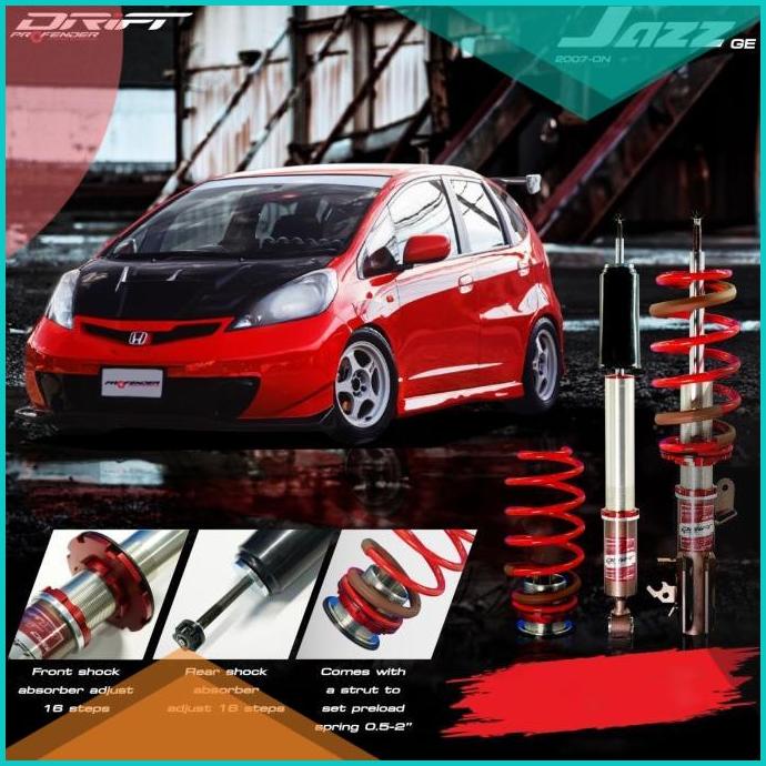 PROFENDER Coilover DRIFT Jazz GE GK CIty GM GN Brio Mobilio Freed TEIN