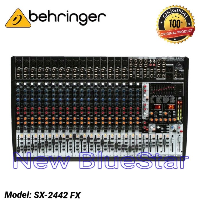 Mixer Behringer Sx 2442 Fx Original 24 Channel 24 Original Dan Terpercaya