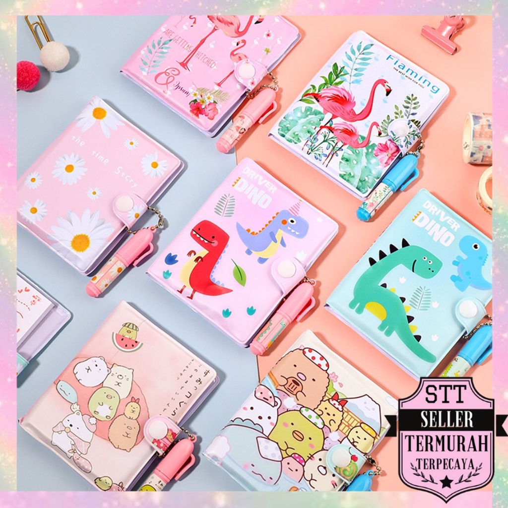 

STT Set Mini Note Book Notes Unicorn Free Pena Kartun Lucu Kreatif Untuk Anak Anak Buku Catatan Lucu Dengan Pulpen