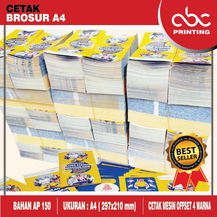 

Cetak Brosur Flyer A4 2 sisi+ lipat