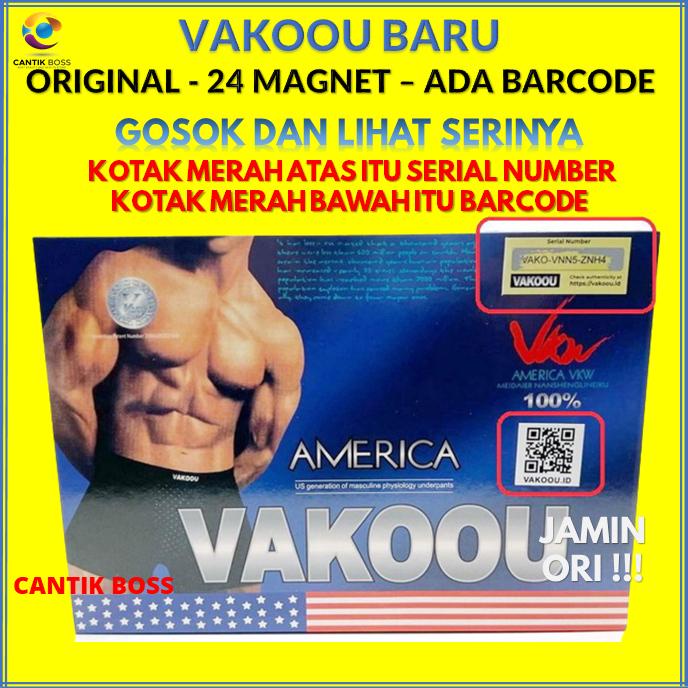 New Vakoou Ori 24 Magnet Bisa Scan Barcode Tambah Besar Dan Panjang Celana Dalam Boxer Kesehatan Vit