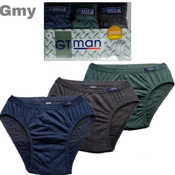 Isi 3 Pcs - Celana Dalam Pria Gt Man  Gmy | Cd Pria Gt Man Gmy