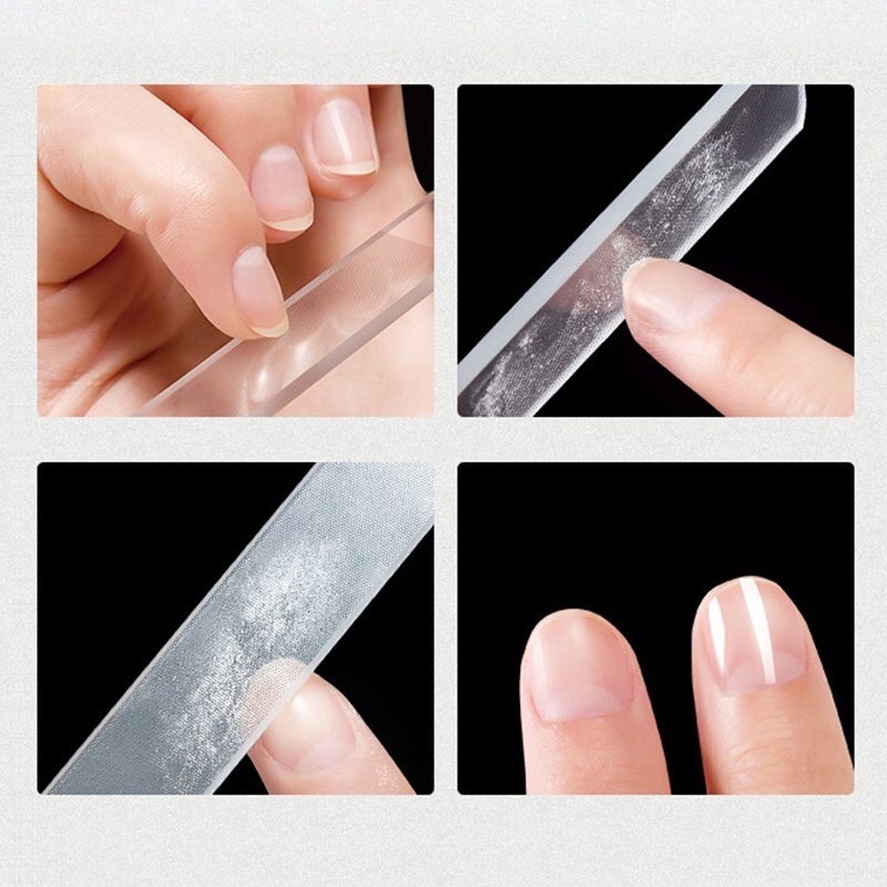 Amplas Pengkilap Kuku & Kikir Kuku Glass Nail File Magic dengan Box — 10