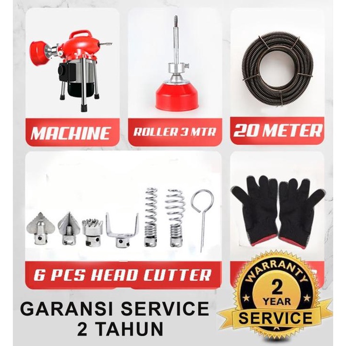 Electric Drain Cleaner machine mesin pembersih pipa air mampet