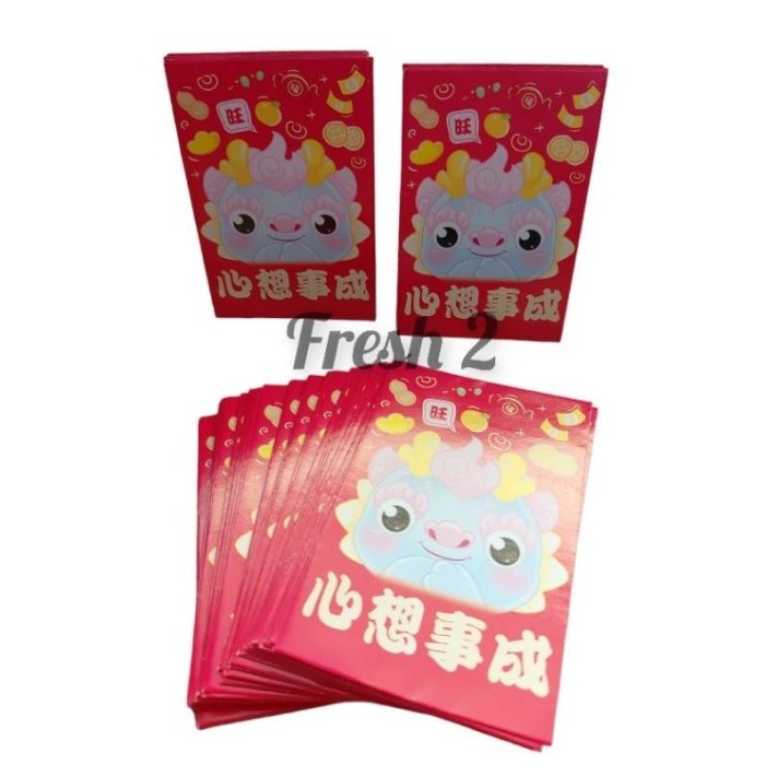 

New! Diskon Hari Ini Angpao Imlek Sio Naga Isi 50 Pcs / Angpao Naga 50 Pcs Limited
