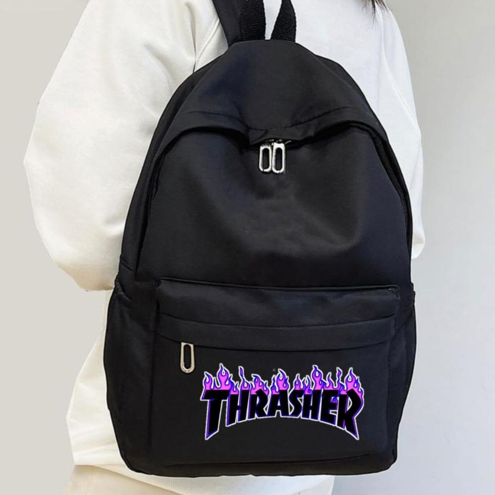 BIG SALE Tas Ransel Distro Original / Tas Backpack Unisex Keren Style 2023 / Tas Motif Thrasher Keki
