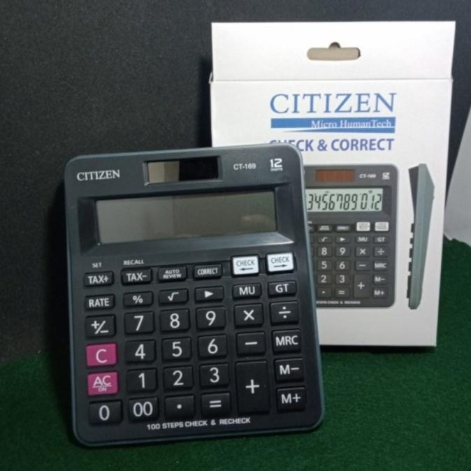 

Update! KALKULATOR MEJA CITIZEN CT 169 - Check & Correct Calculator CT169 ..