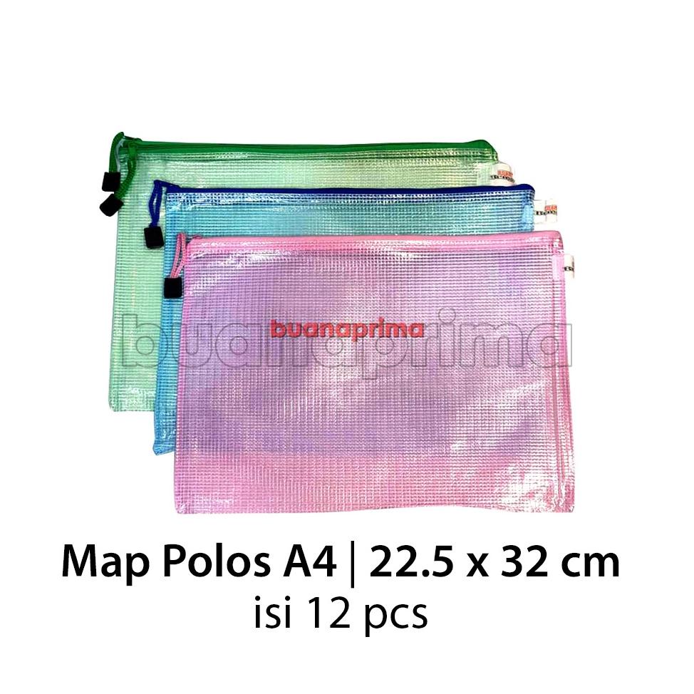

Promo Spesial Map Zipper A4 Polos isi 12 pcs Ukuran 22.5 x 32 cm Tempat Folder Buku Pelajaran Sleting Sale