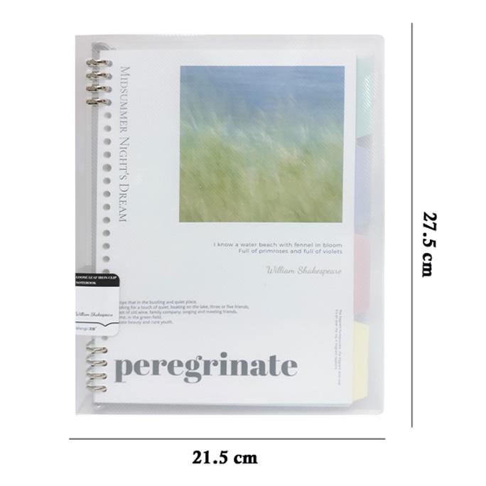 

Promo! Binder A5 B5 Pemandangan Scenery Wengu Ring Besi (B1030) Murah