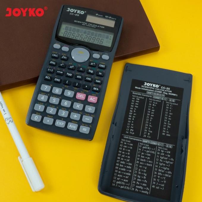 

Hot Sale - Calculator / Kalkulator Joyko CC-25 / Scientific / 401 Functions ,,