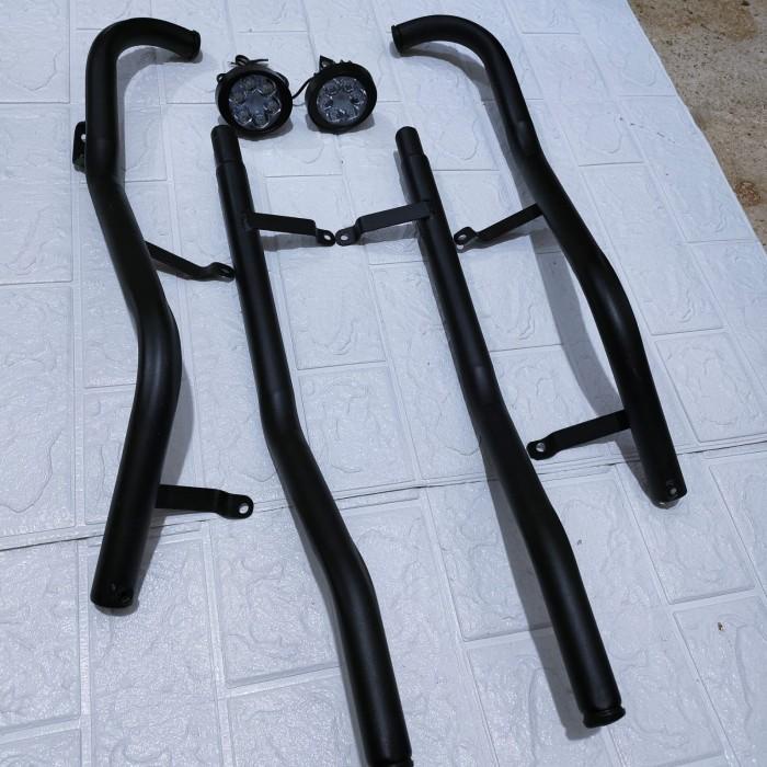 CRASHBAR PCX 160 NEW FREE LAMPU TEMBAK TUBULAR PCX 160 NEW PLUS LAMPU