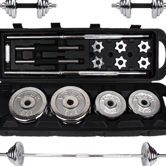 Dumbell Barbel Chrome Set 50Kg | Dumbel Set 50Kg