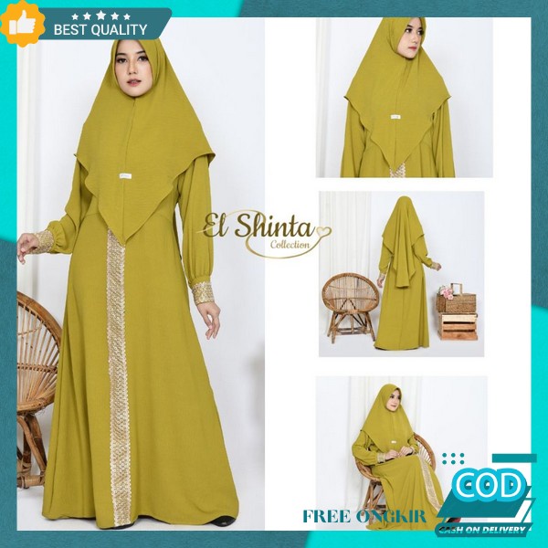 Baju Gmis Remaja Gsmis Lebaran Wanita Import Mewah Elegan Dres Wanits Dewasa Premium Idul Fitri 2024