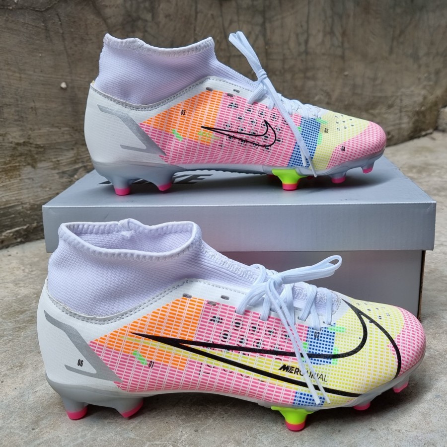 [SPORTY COLLECTION] Sepatu Bola Mercurial Superfly8 Academy Dragonfly FG