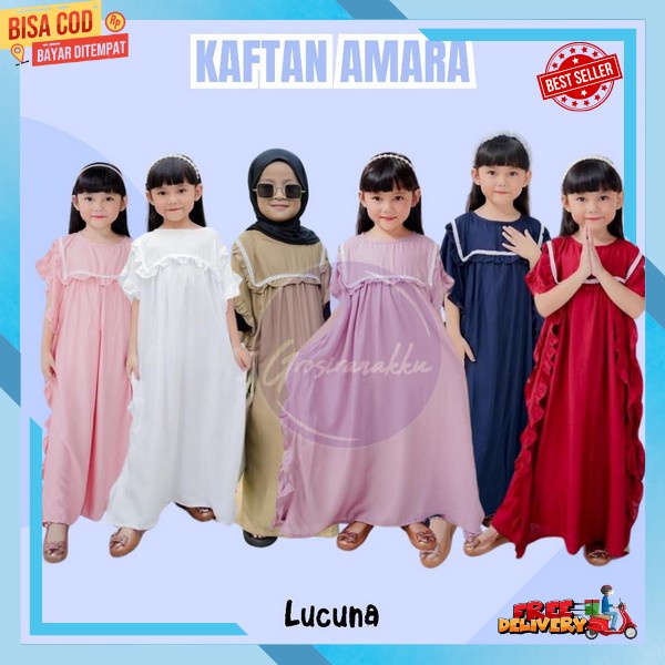 Dress Usia 4 5 6 7 8 9 10 11 12 Tahun Baju Kaptan Anak2 Viral Kaftam Kondangan Anaj Kaftan Kid Canti