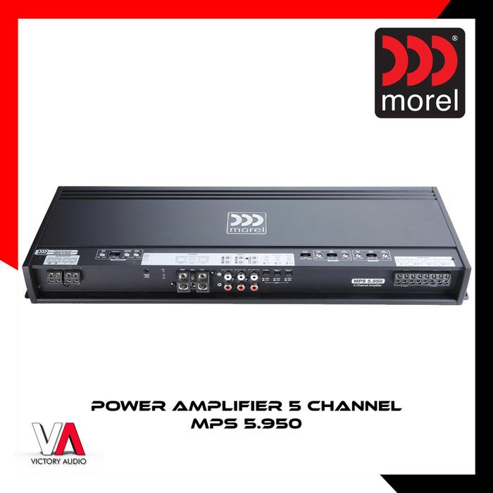 POWER AMPLIFIER 5 CHANNEL MOREL MPS 5.950 (POWER 4 CHANNEL+MONOBLOCK)