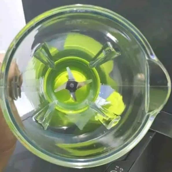SATU SET GELAS BLENDER MIYAKO WARNA HIJAU GEAR UPPER PLASTIK