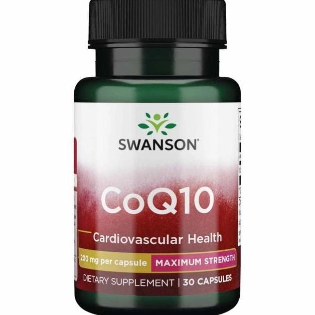 Swanson Coq10 200 Mg Isi 30 Capsul Coenzyme Q10